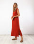 Long quilted dress
